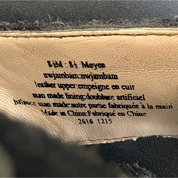 Nine West Black Leather Studded Sandals - Picture 4 of 4